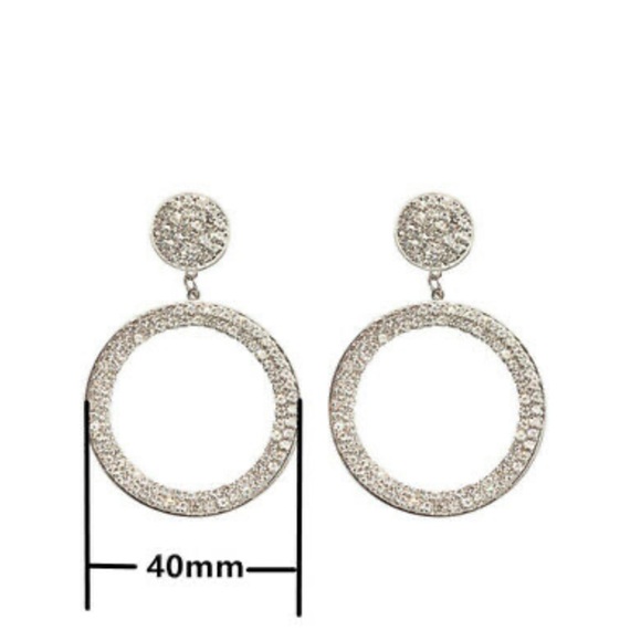 NEW Gorgeous Sterling Silver Hoop Earrings - Picture 4 of 4